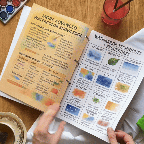 1.000+ Free Watercolor Techniques