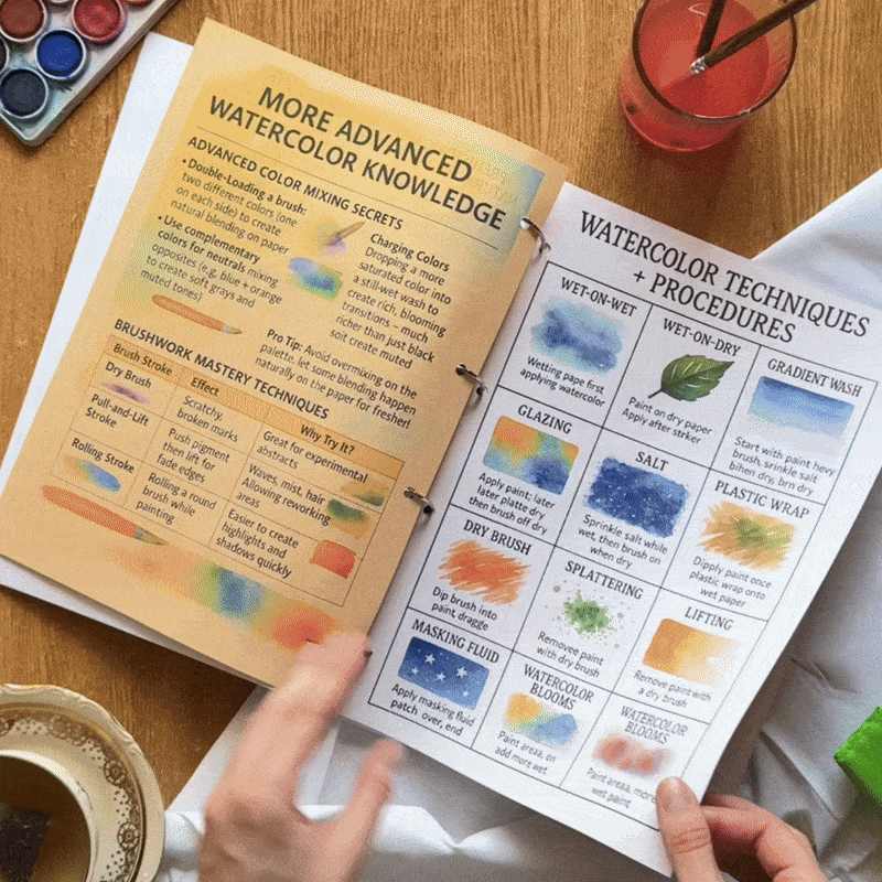 1.000+ Free Watercolor Techniques